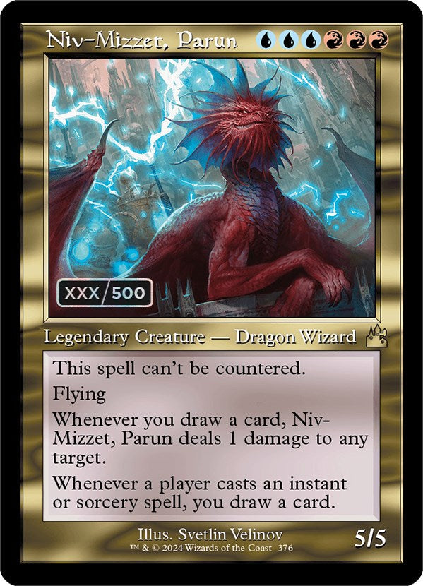 Niv-Mizzet, Parun (Retro) (Serialized) [Ravnica Remastered] Magic: The Gathering