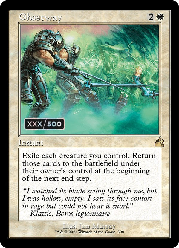 Ghostway (Retro) (Serialized) [Ravnica Remastered] Magic: The Gathering