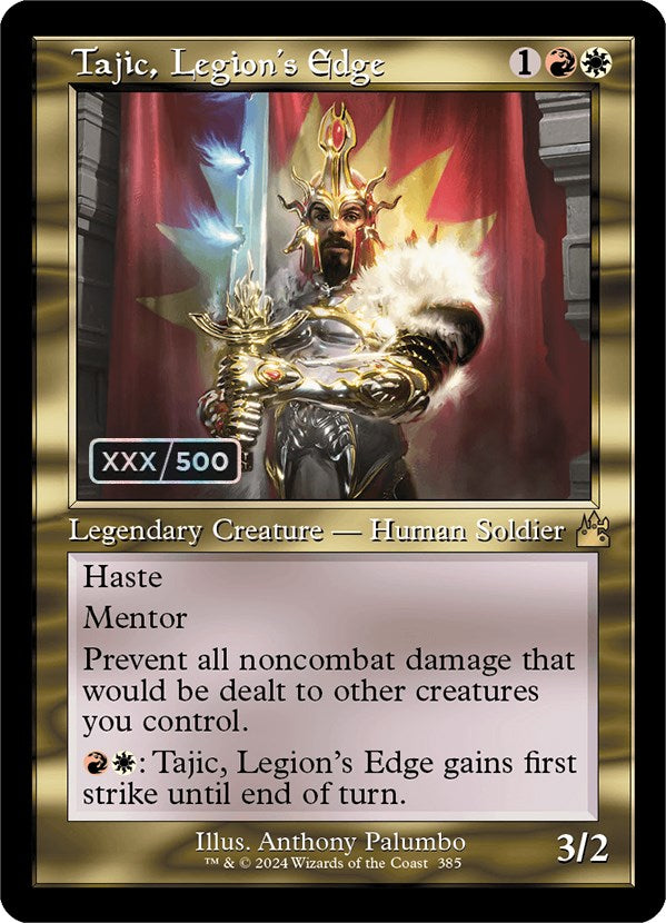 Tajic, Legion's Edge (Retro) (Serialized) [Ravnica Remastered] Magic: The Gathering