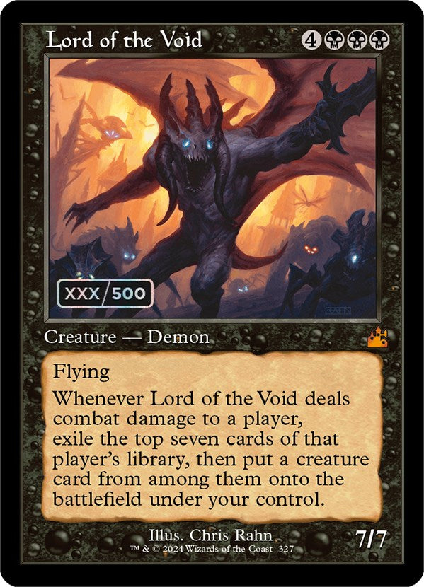 Lord of the Void (Retro) (Serialized) [Ravnica Remastered] Magic: The Gathering