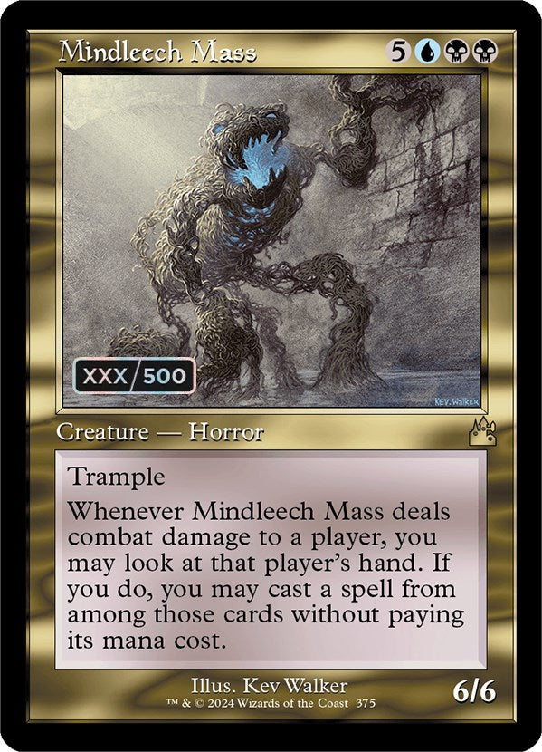 Mindleech Mass (Retro) (Serialized) [Ravnica Remastered] Magic: The Gathering