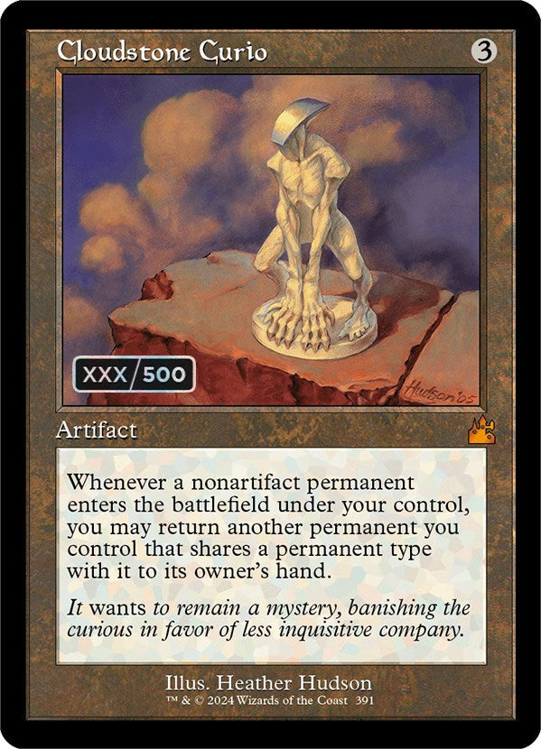 Cloudstone Curio (Retro) (Serialized) [Ravnica Remastered] Magic: The Gathering