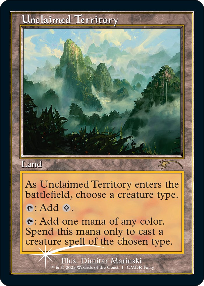 Unclaimed Territory (Retro) [Wizards Play Network 2023] Magic: The Gathering