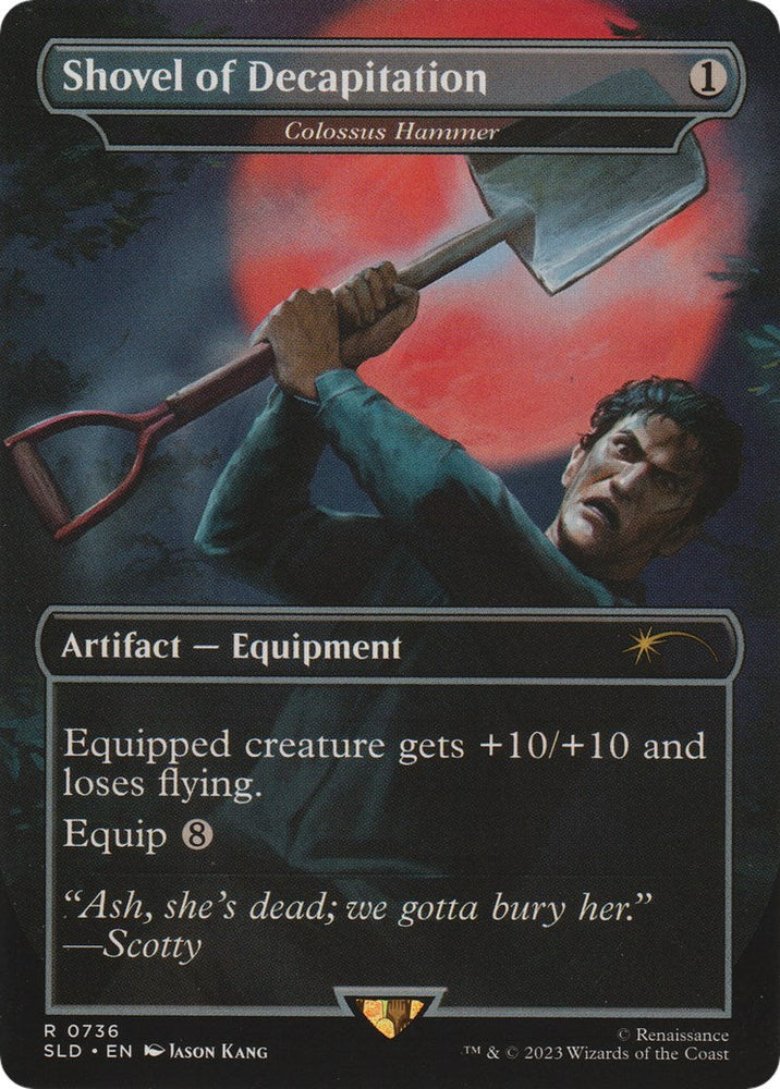 Shovel of Decapitation - Colossus Hammer [Secret Lair Drop Series] Magic: The Gathering