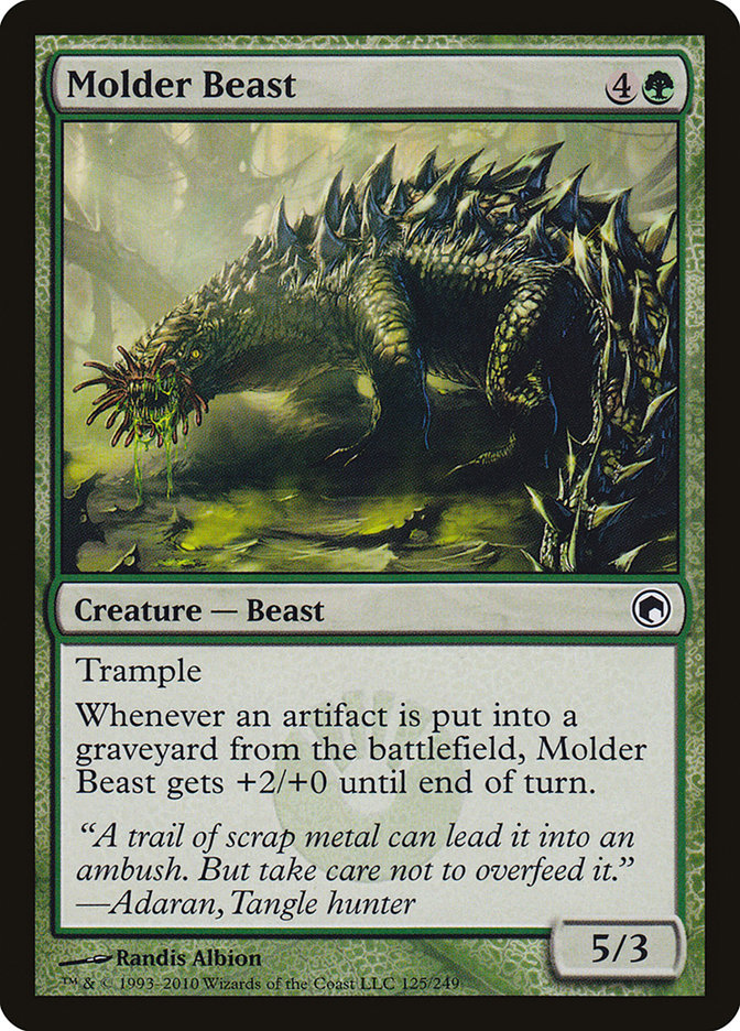 Molder Beast [Scars of Mirrodin] Magic: The Gathering