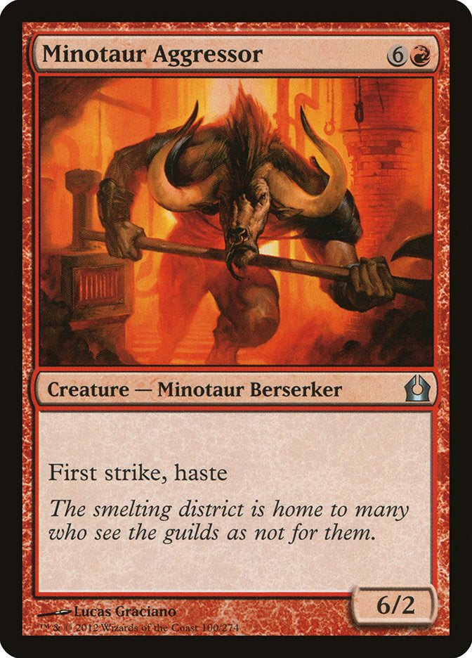 Minotaur Aggressor [Return to Ravnica] Magic: The Gathering