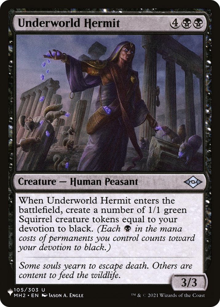 Underworld Hermit [The List] Magic: The Gathering