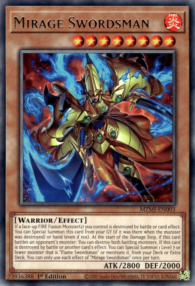 Mirage Swordsman [MZMI-EN003] Rare - Yugioh Cards For Your TCG Needs!