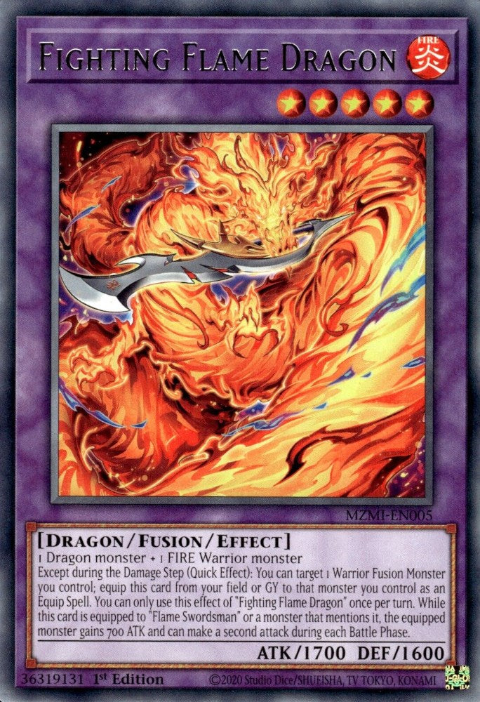 Fighting Flame Dragon [MZMI-EN005] Rare - Yugioh Cards For Your TCG Needs!