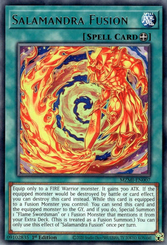 Salamandra Fusion [MZMI-EN007] Rare - Yugioh Cards For Your TCG Needs!