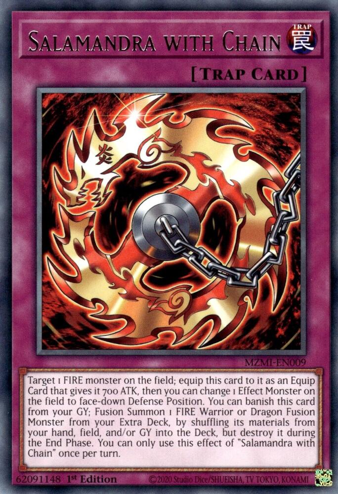 Salamandra with Chain [MZMI-EN009] Rare - Yugioh Cards For Your TCG Needs!