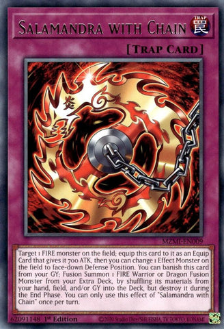 Salamandra with Chain [MZMI-EN009] Rare - Yugioh Cards For Your TCG Needs!