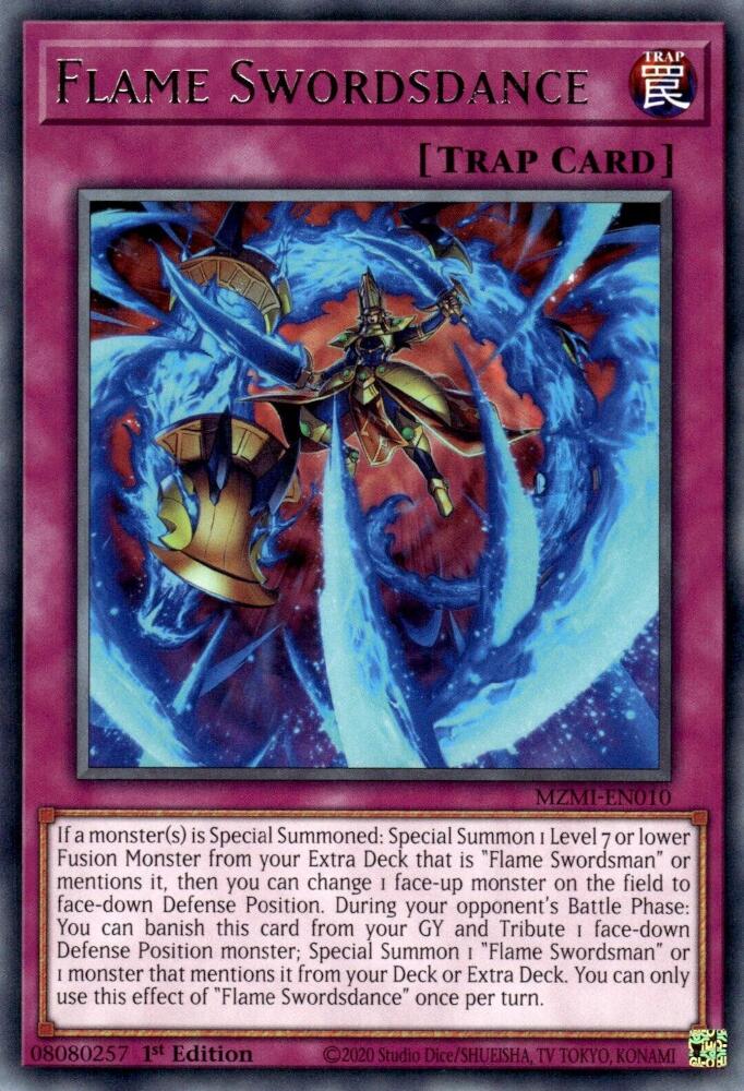 Flame Swordsdance [MZMI-EN010] Rare - Yugioh Cards For Your TCG Needs!