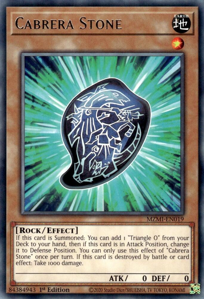 Cabrera Stone [MZMI-EN019] Rare - Yugioh Cards For Your TCG Needs!