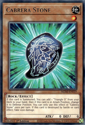 Cabrera Stone [MZMI-EN019] Rare - Yugioh Cards For Your TCG Needs!