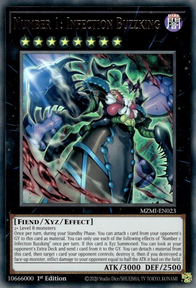 Number 1: Infection Buzzking [MZMI-EN023] Ultra Rare - Yugioh Cards For Your TCG Needs!