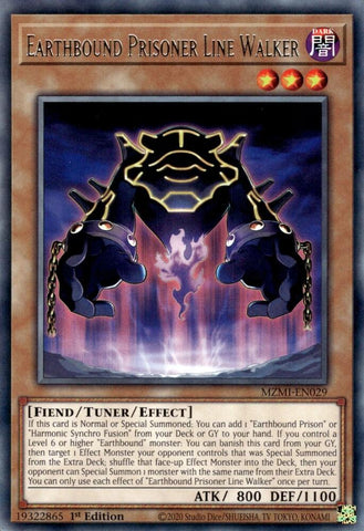 Earthbound Prisoner Line Walker [MZMI-EN029] Rare - Yugioh Cards For Your TCG Needs!