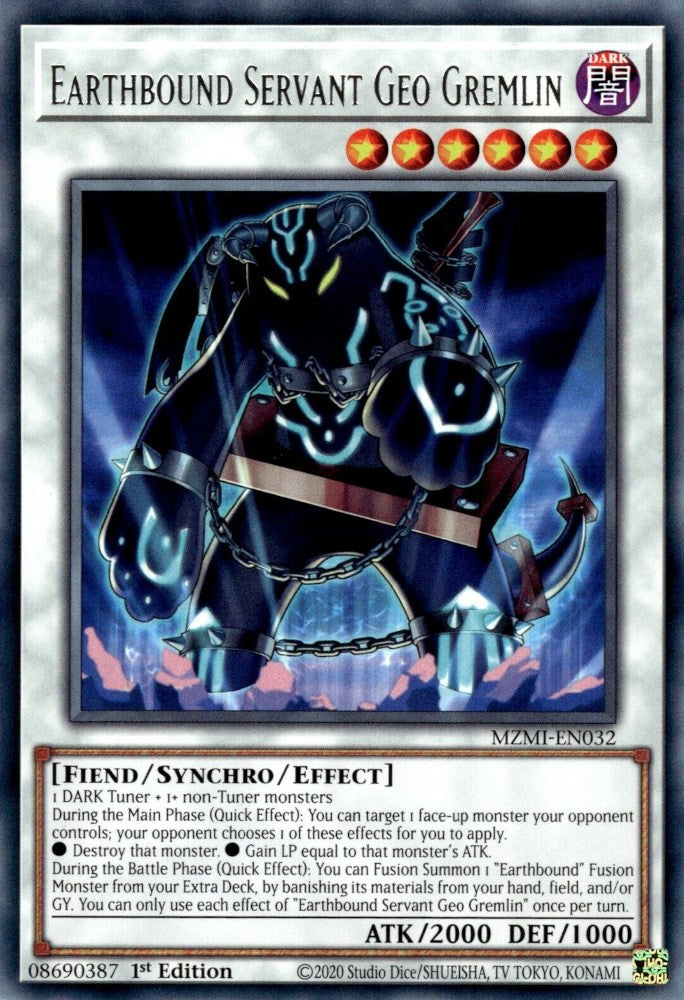 Earthbound Servant Geo Gremlin [MZMI-EN032] Rare - Yugioh Cards For Your TCG Needs!