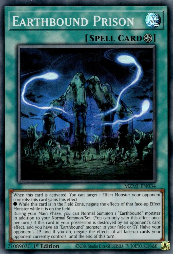 Earthbound Prison [MZMI-EN034] Super Rare - Yugioh Cards For Your TCG Needs!