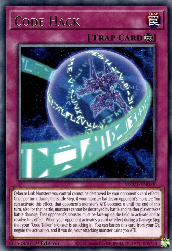 Code Hack [MZMI-EN039] Rare - Yugioh Cards For Your TCG Needs!