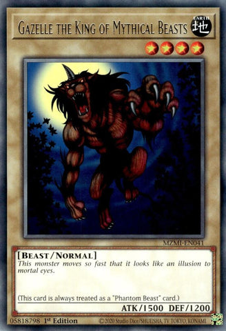 Gazelle the King of Mythical Beasts [MZMI-EN041] Rare - Yugioh Cards For Your TCG Needs!