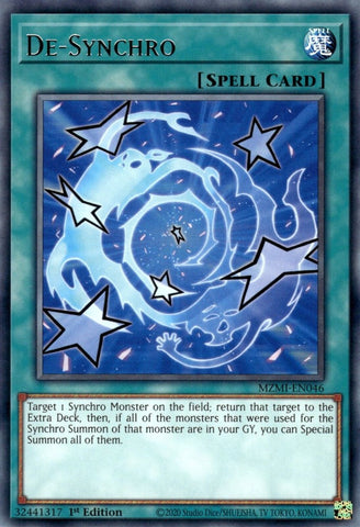 De-Synchro [MZMI-EN046] Rare - Yugioh Cards For Your TCG Needs!
