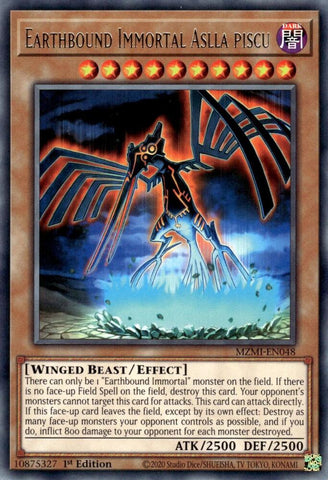 Earthbound Immortal Aslla Piscu [MZMI-EN048] Rare - Yugioh Cards For Your TCG Needs!