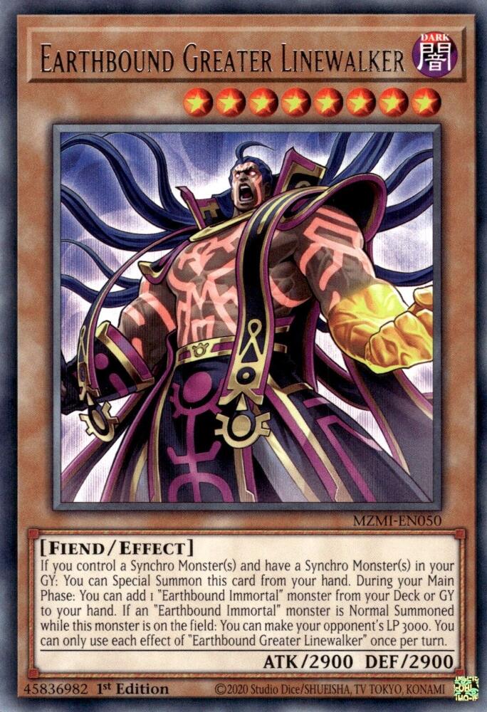 Earthbound Greater Linewalker [MZMI-EN050] Rare - Yugioh Cards For Your TCG Needs!