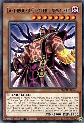 Earthbound Greater Linewalker [MZMI-EN050] Rare - Yugioh Cards For Your TCG Needs!