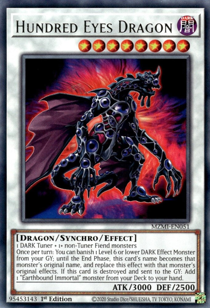 Hundred Eyes Dragon [MZMI-EN051] Rare - Yugioh Cards For Your TCG Needs!