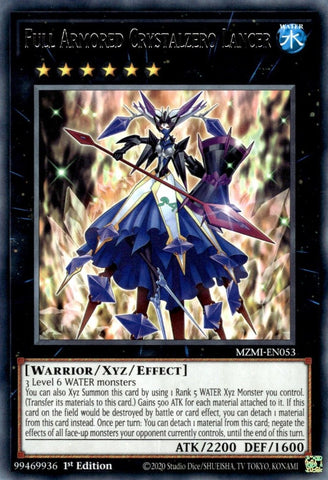 Full Armored Crystalzero Lancer [MZMI-EN053] Rare - Yugioh Cards For Your TCG Needs!