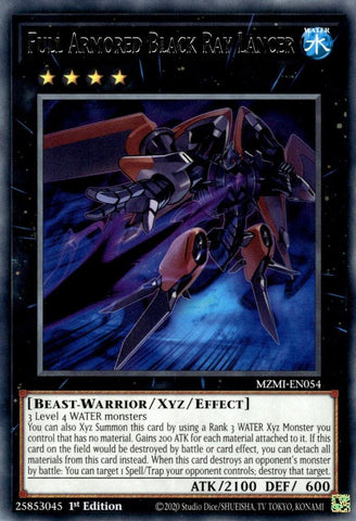 Full Armored Black Ray Lancer [MZMI-EN054] Rare - Yugioh Cards For Your TCG Needs!