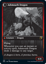 Smoldering Egg // Ashmouth Dragon [Innistrad: Double Feature] Magic: The Gathering