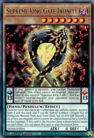 Supreme King Gate Infinity [MZMI-EN056] Rare - Yugioh Cards For Your TCG Needs!
