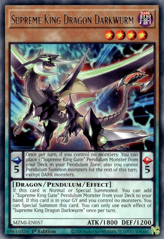 Supreme King Dragon Darkwurm [MZMI-EN057] Rare - Yugioh Cards For Your TCG Needs!
