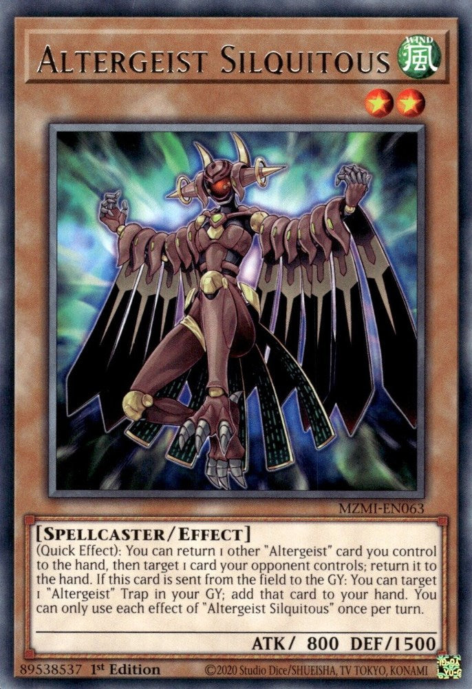 Altergeist Silquitous [MZMI-EN063] Rare - Yugioh Cards For Your TCG Needs!