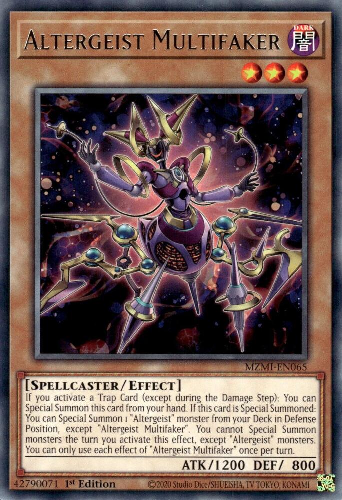 Altergeist Multifaker [MZMI-EN065] Rare - Yugioh Cards For Your TCG Needs!