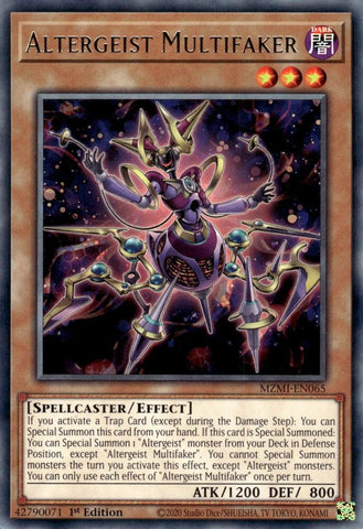 Altergeist Multifaker [MZMI-EN065] Rare - Yugioh Cards For Your TCG Needs!