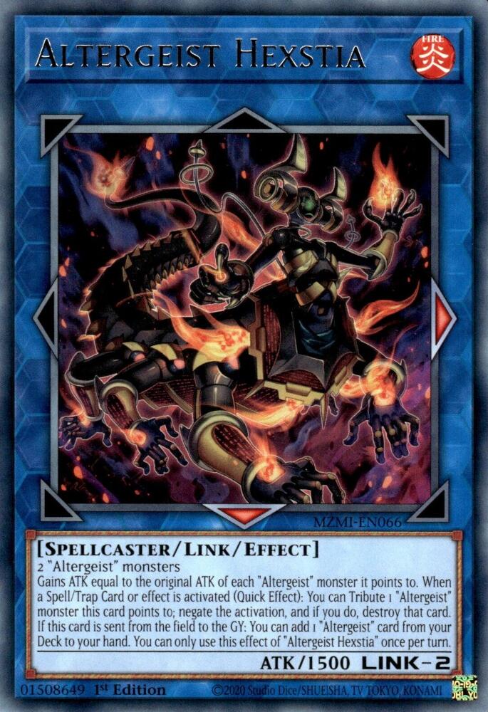 Altergeist Hexstia [MZMI-EN066] Rare - Yugioh Cards For Your TCG Needs!