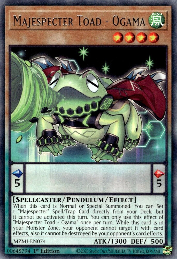 Majespecter Toad - Ogama [MZMI-EN074] Rare - Yugioh Cards For Your TCG Needs!