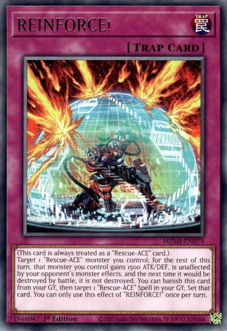 REINFORCE! [MZMI-EN079] Rare - Yugioh Cards For Your TCG Needs!