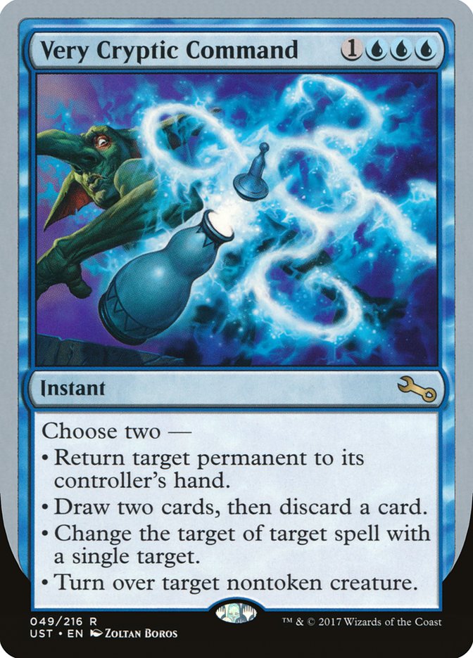 Very Cryptic Command (Return) [Unstable] Magic: The Gathering