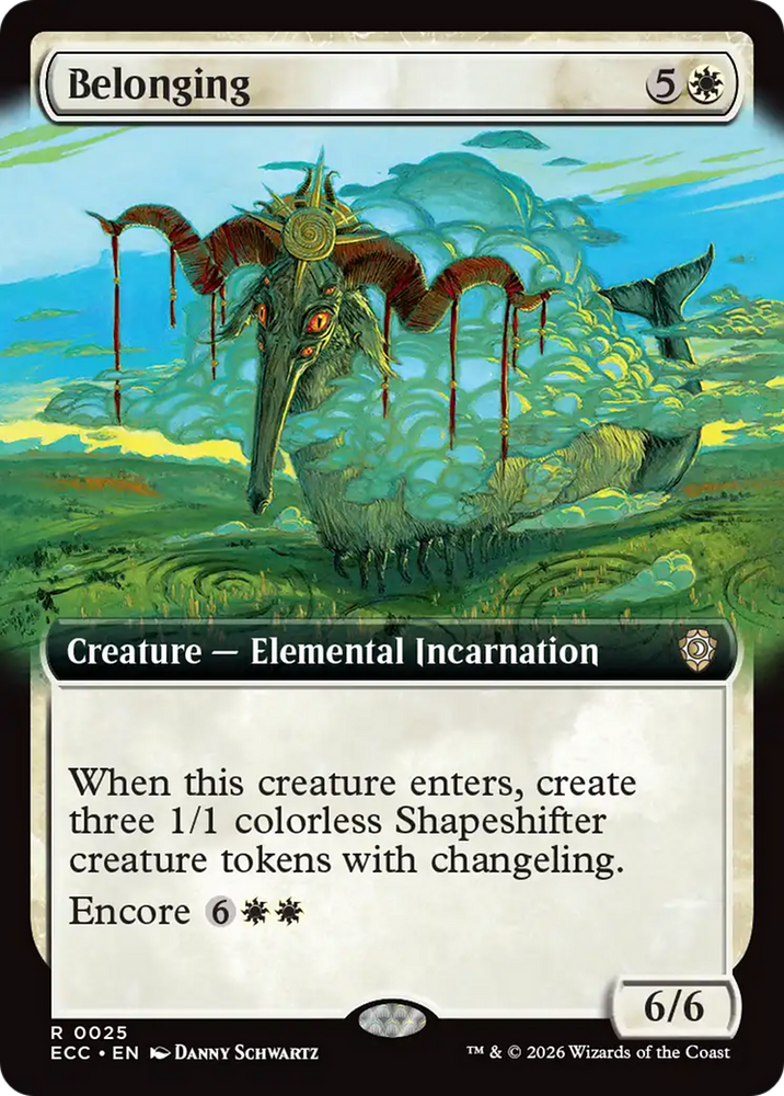 Belonging (Extended Art) [Lorwyn Eclipsed Commander] Magic: The Gathering