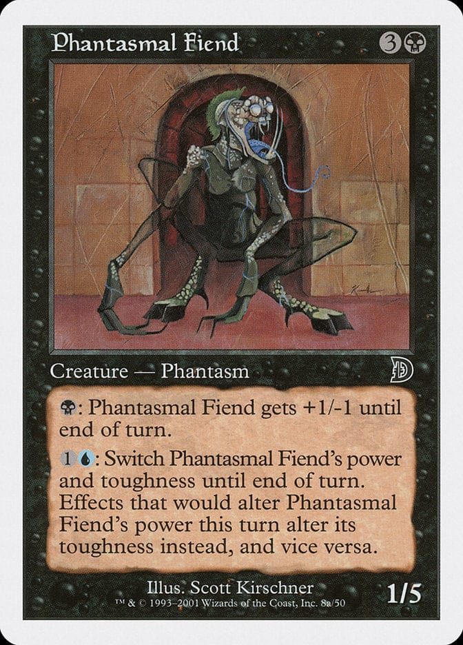 Phantasmal Fiend (Standing) [Deckmasters] Magic: The Gathering
