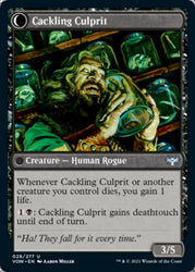 Panicked Bystander // Cackling Culprit [Innistrad: Crimson Vow] Magic: The Gathering