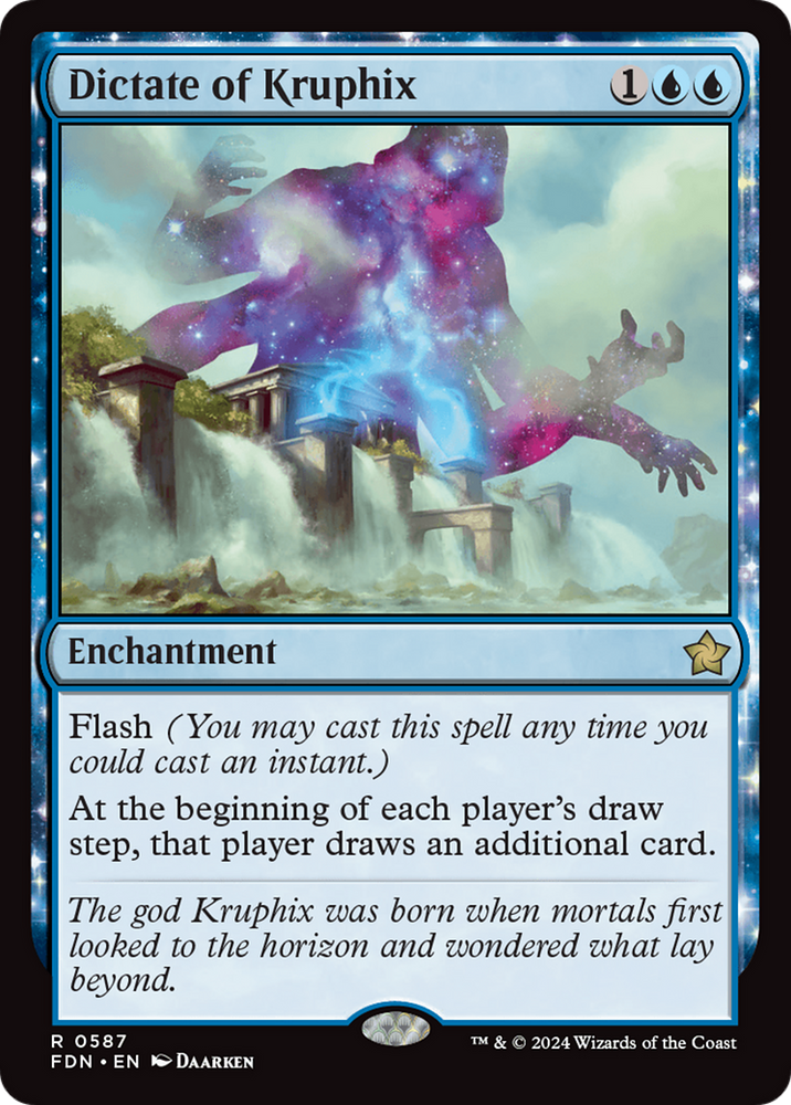 Dictate of Kruphix [Foundations] Magic: The Gathering