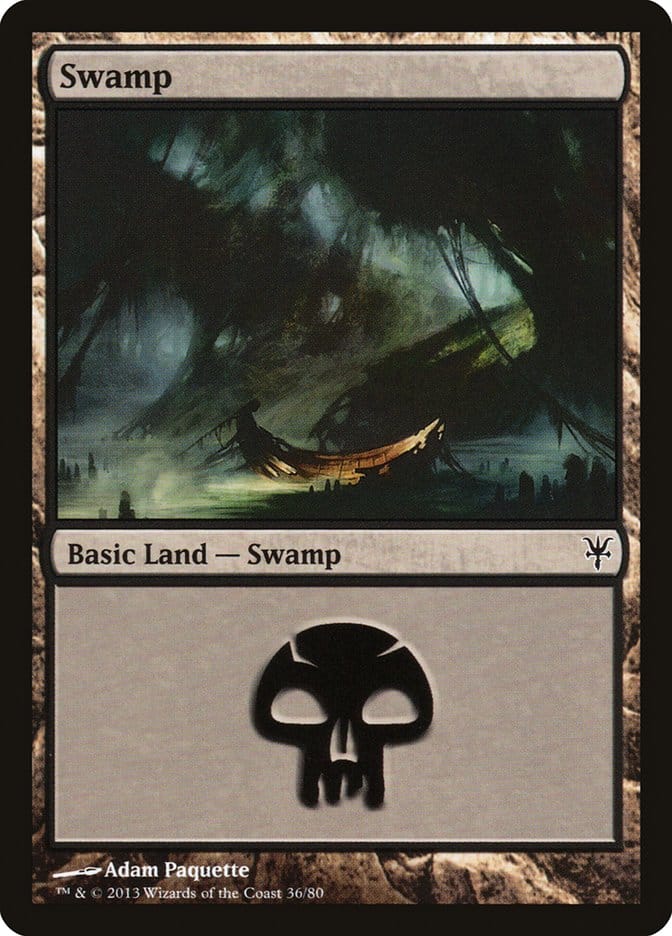 Swamp (36) [Duel Decks: Sorin vs. Tibalt] Magic: The Gathering