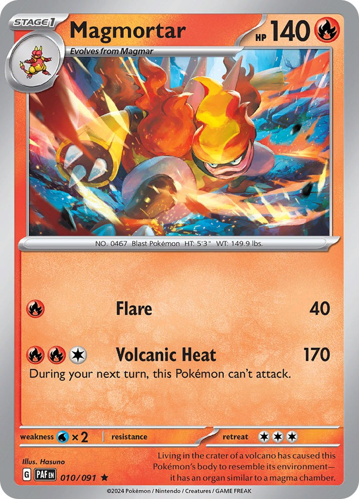 Magmortar (010/091) [Scarlet & Violet: Paldean Fates] Pokémon