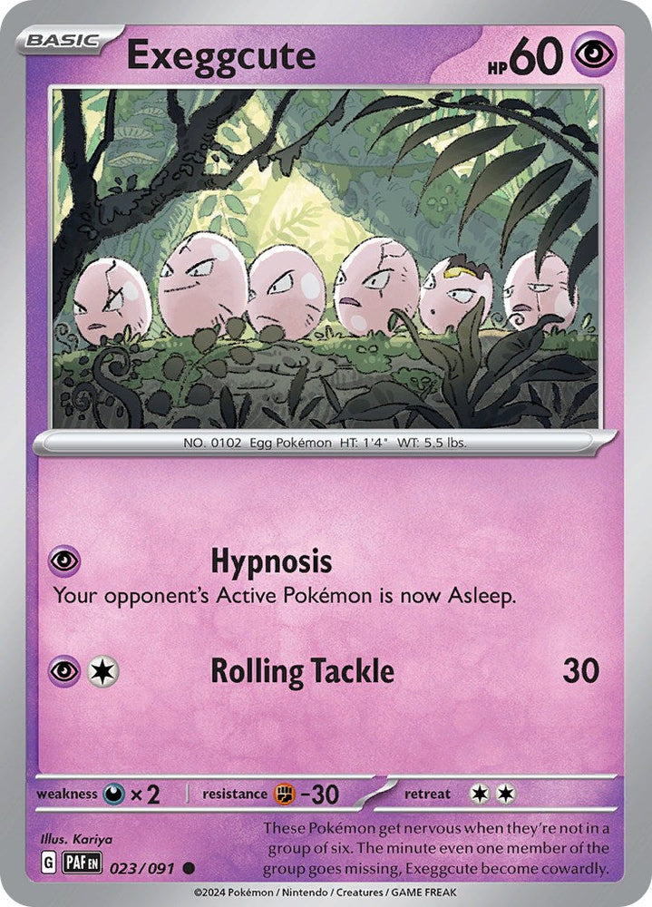Exeggcute (023/091) [Scarlet & Violet: Paldean Fates] Pokémon