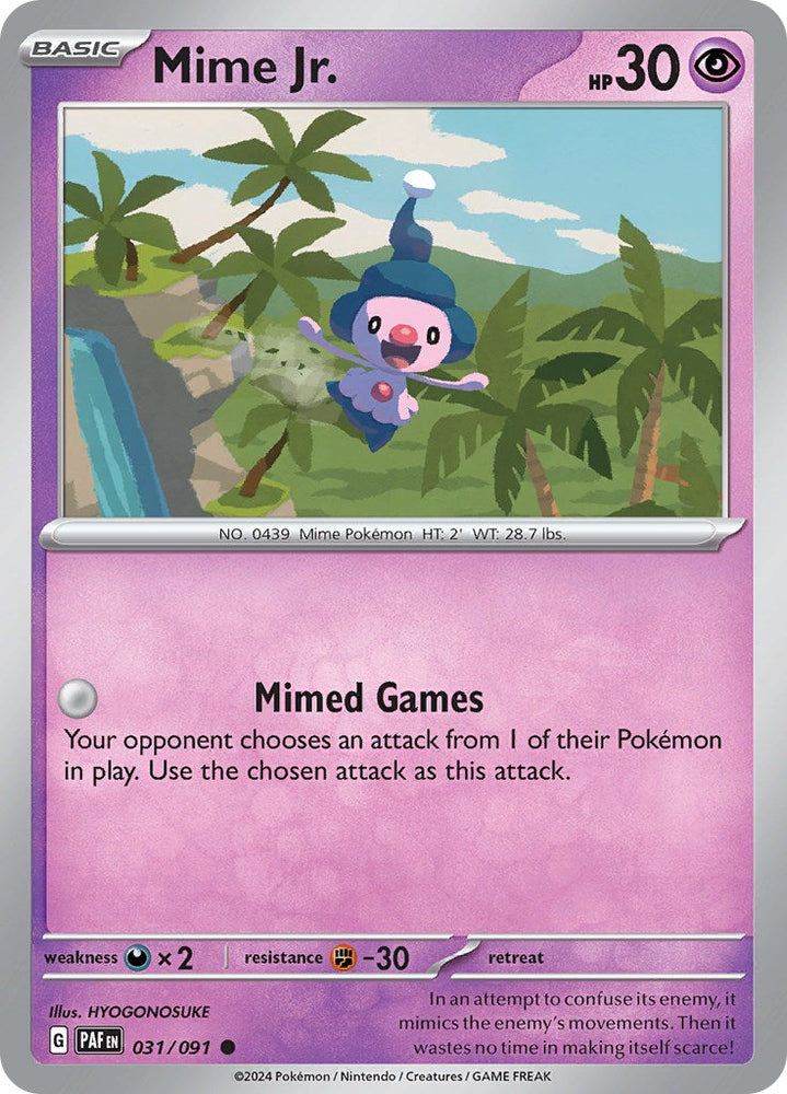 Mime Jr. (031/091) [Scarlet & Violet: Paldean Fates] Pokémon